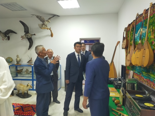 Аудан әкімі музейде